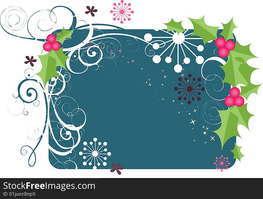 A Floral Vector Background