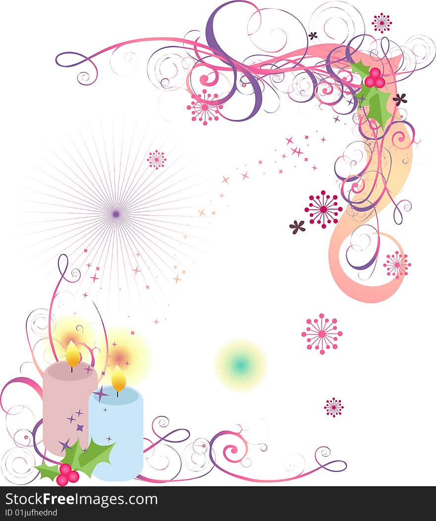 A Floral Vector Background