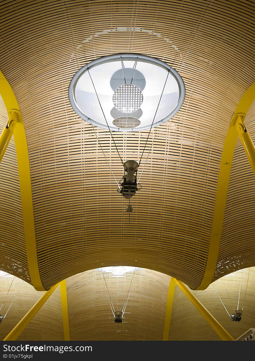 Modern ceiling with original lamps. Modern ceiling with original lamps