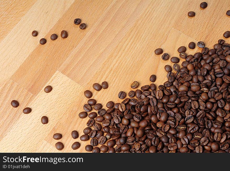 Close up of lots of espresso beans. Close up of lots of espresso beans