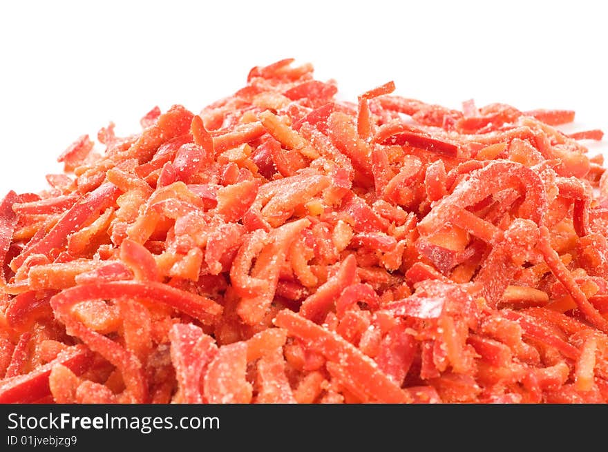 Frozen red pepper