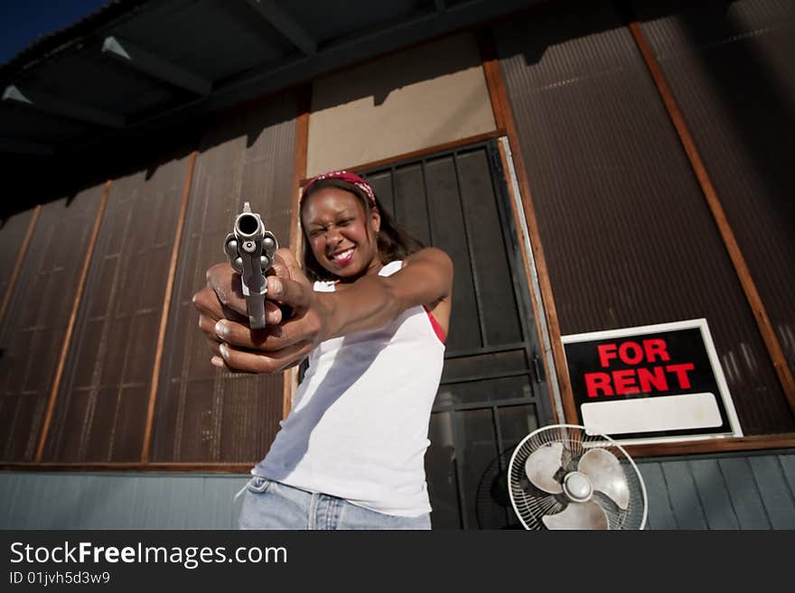 Woman With Gun