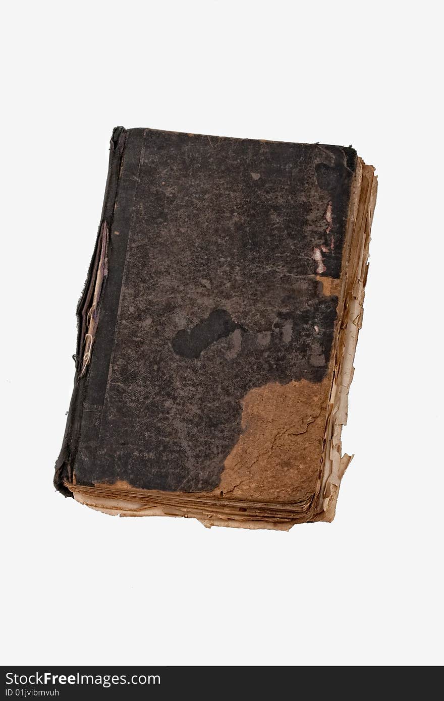 Ancient Book On White