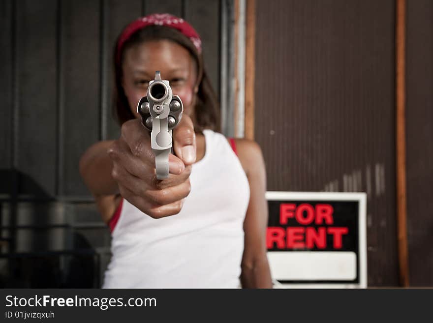 Woman with Gun