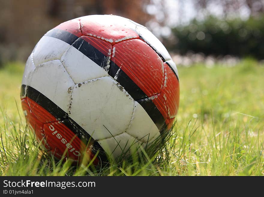 Worn Down Soccer Ball