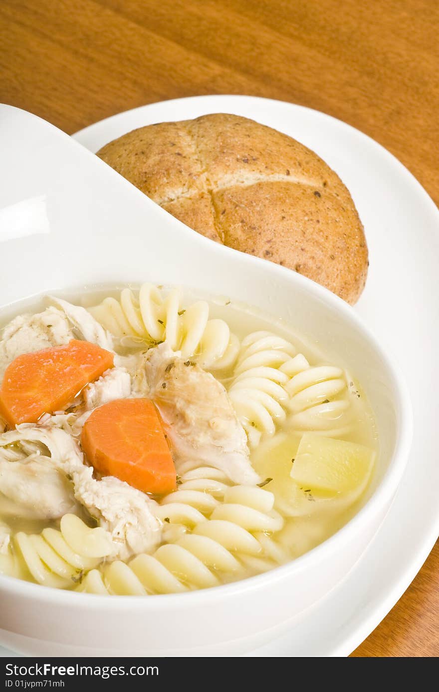 Homemade Chicken Soup with Pasta