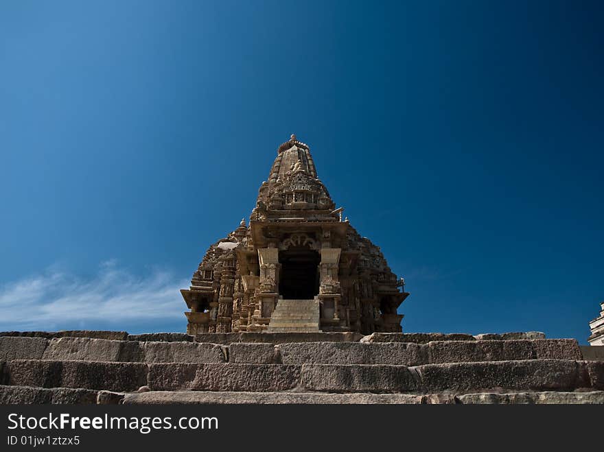 Ancient temple in Khajuraho india