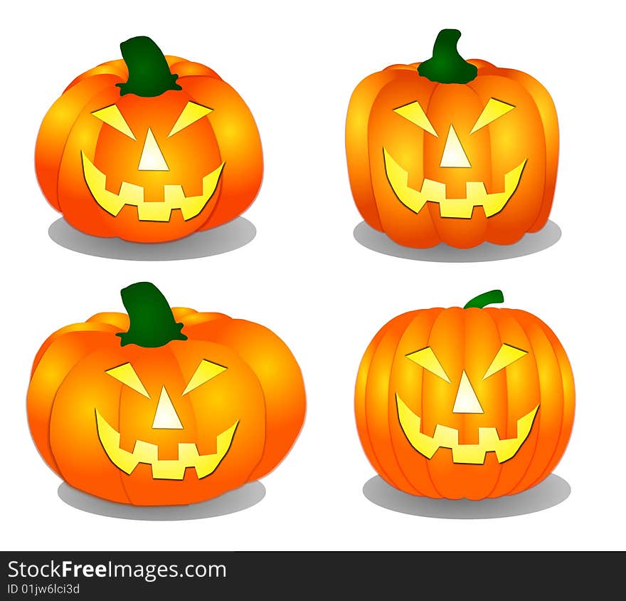 A illustration of a pumpkin halloween background. A illustration of a pumpkin halloween background