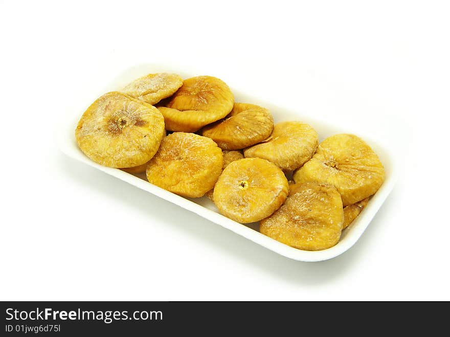 Fig fruits isolated on the white background