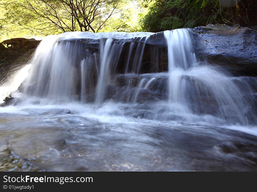 One of many waterfalls in Blue Mountains NSW Australia place is called Wentworth Falls. One of many waterfalls in Blue Mountains NSW Australia place is called Wentworth Falls