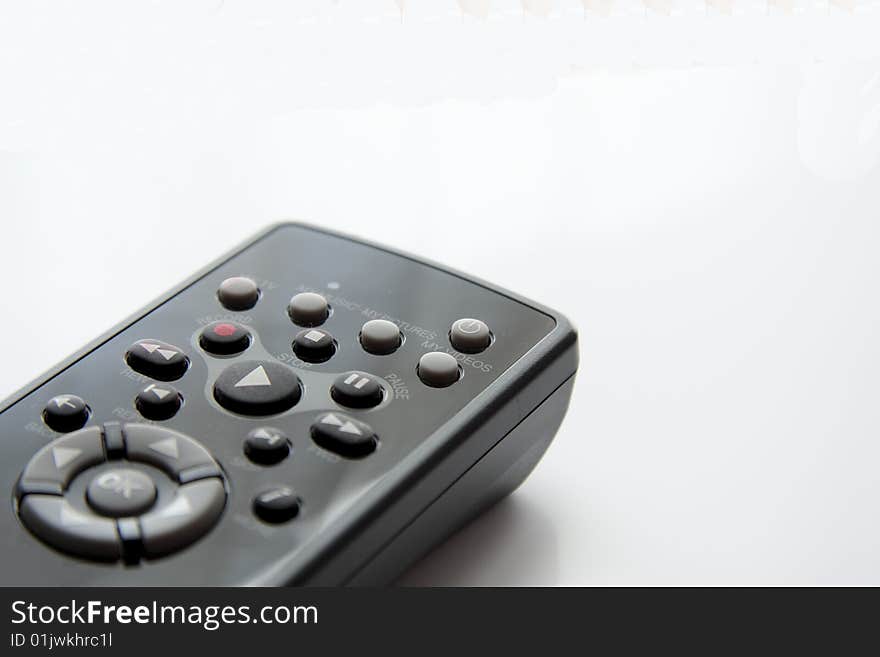 Tv command, object isolated white background, appliances. Tv command, object isolated white background, appliances