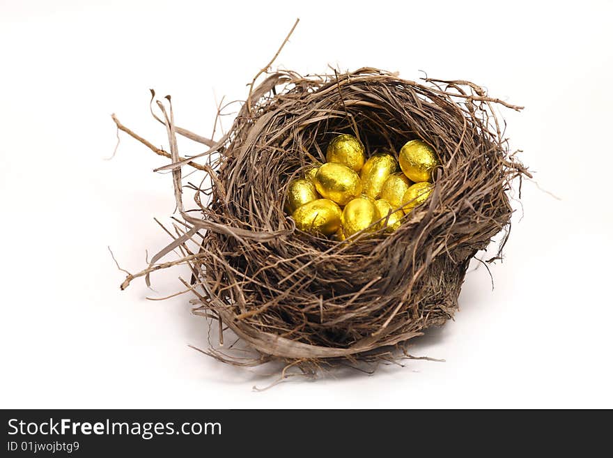 Golden eggs in the nest