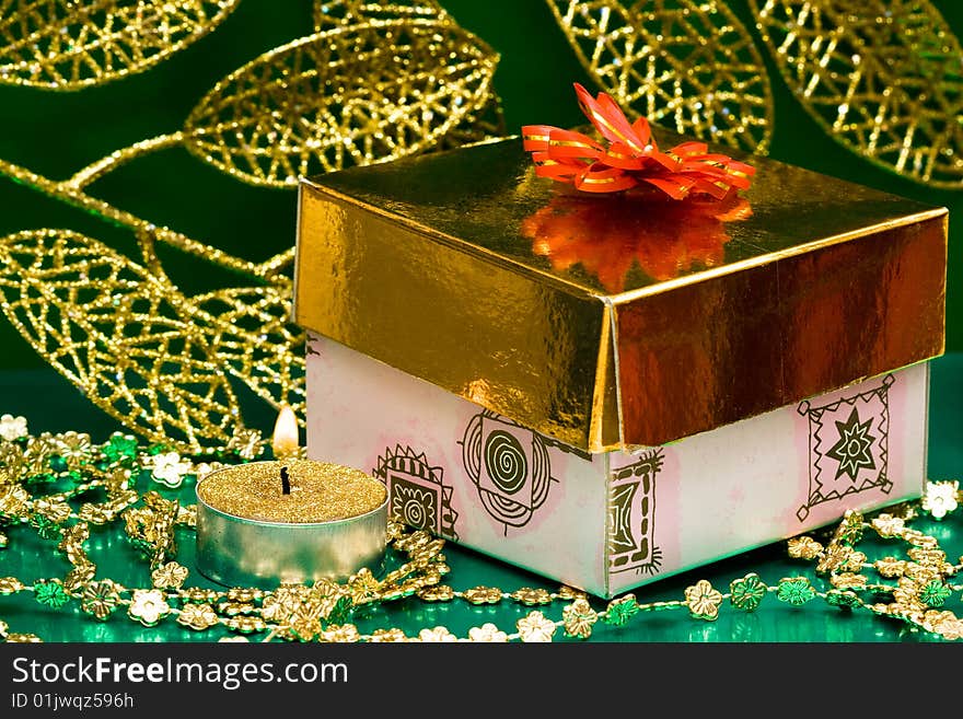 Golden Gift Box