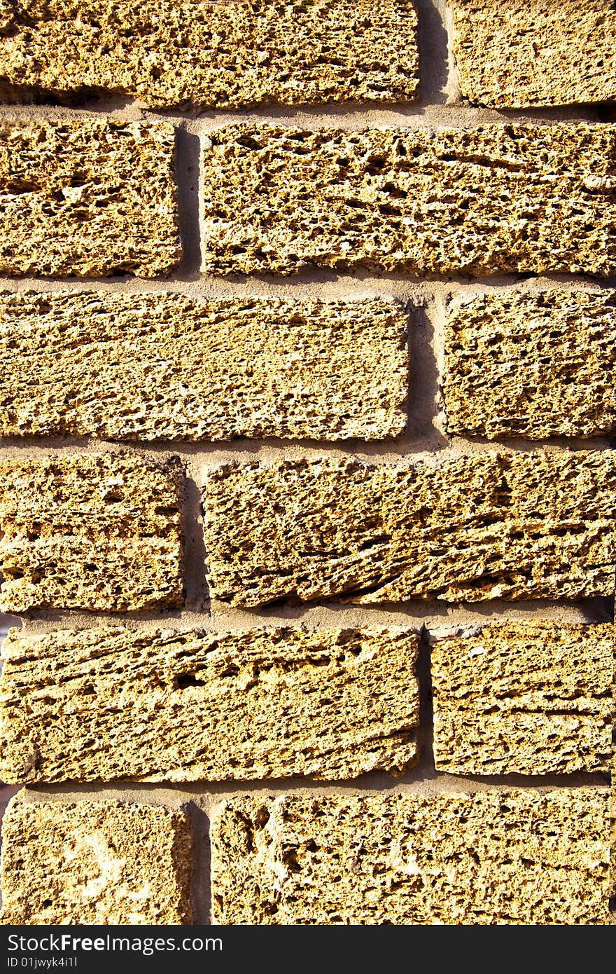 High resolution old scrubbed brick wall. High resolution old scrubbed brick wall