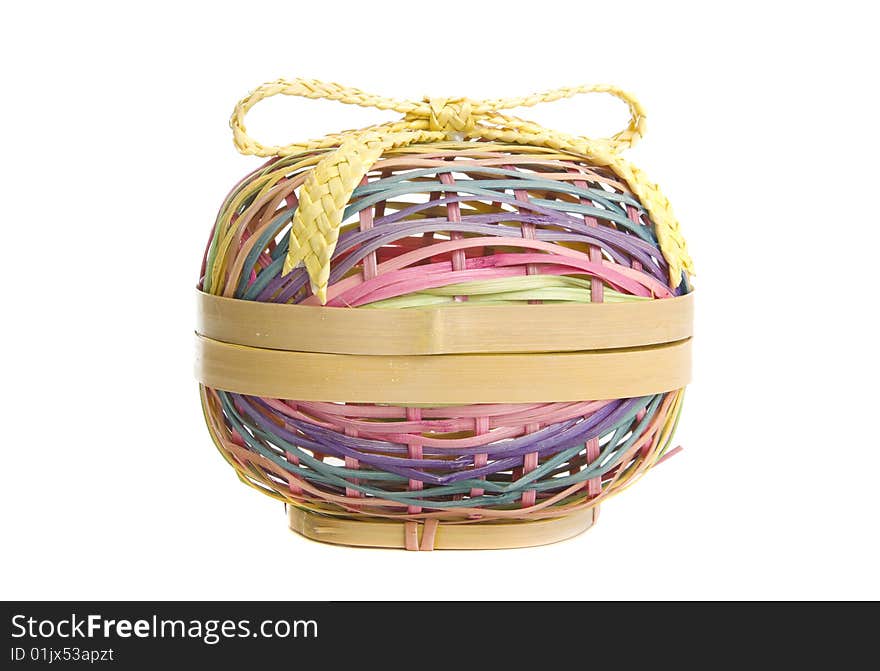 Wicker Easter Basket