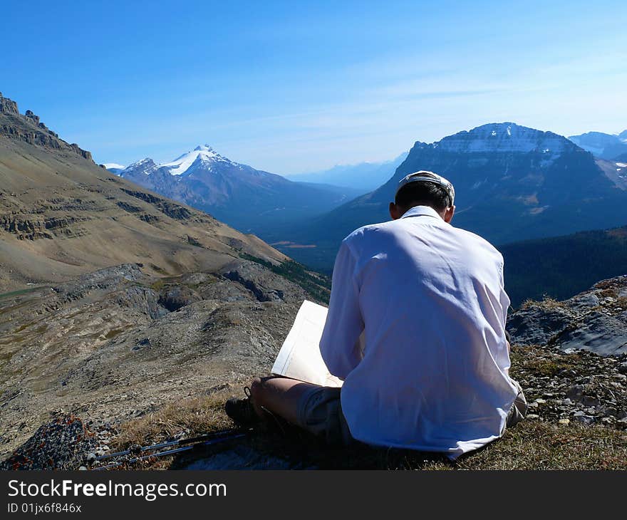 Reconnoitering in Canadian Rockies