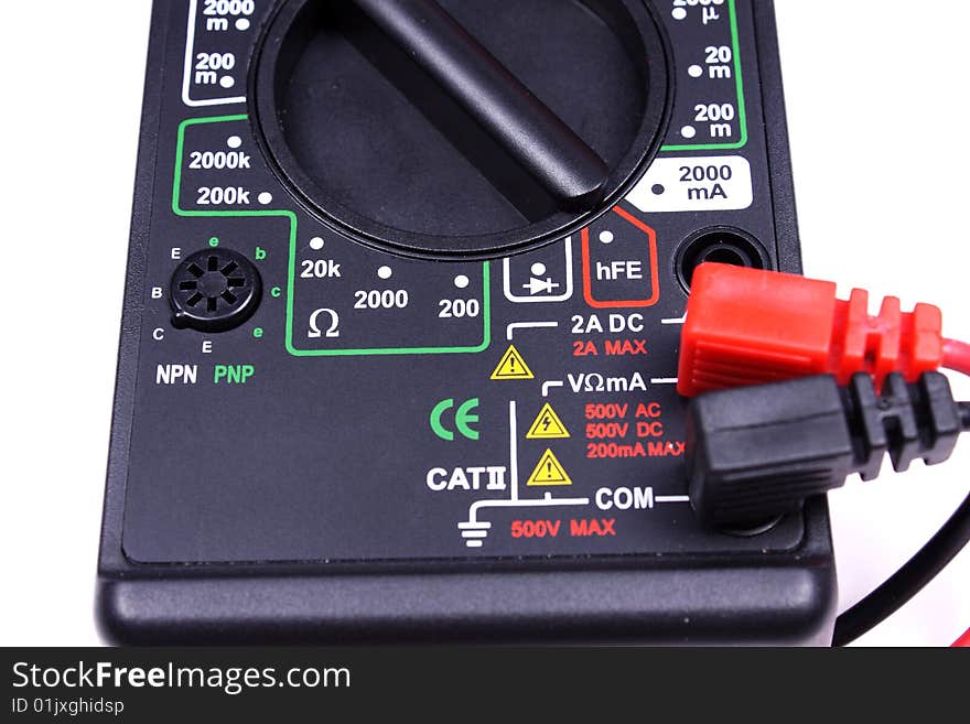 Multimeter On White Background