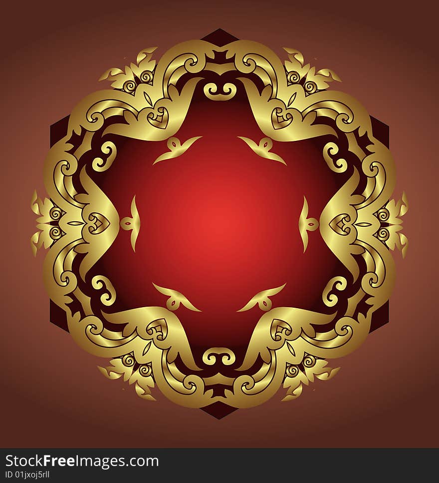 Vector decorative illustration for graphic design. Vector decorative illustration for graphic design.