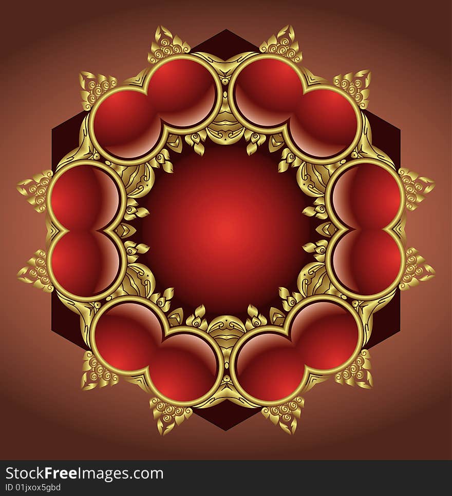 Vector decorative illustration for graphic design. Vector decorative illustration for graphic design.