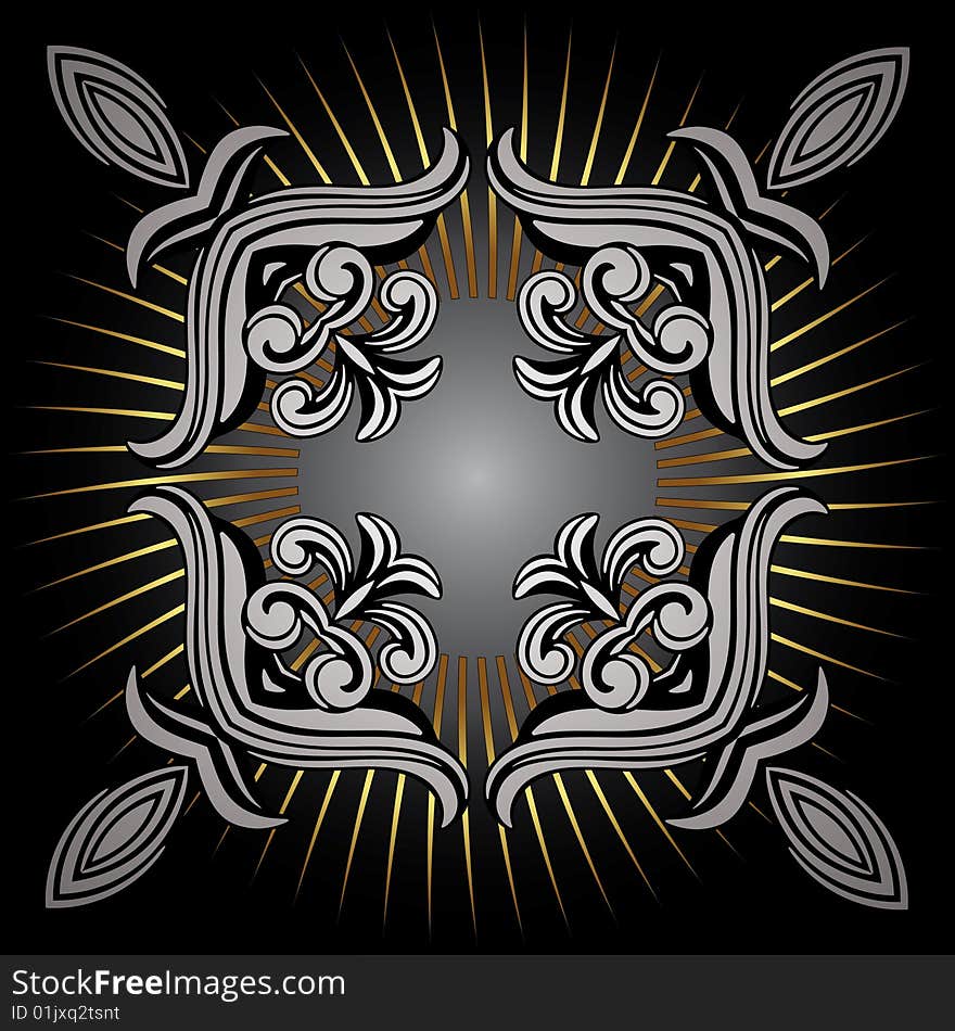 Vector decorative illustration for graphic design. Vector decorative illustration for graphic design.