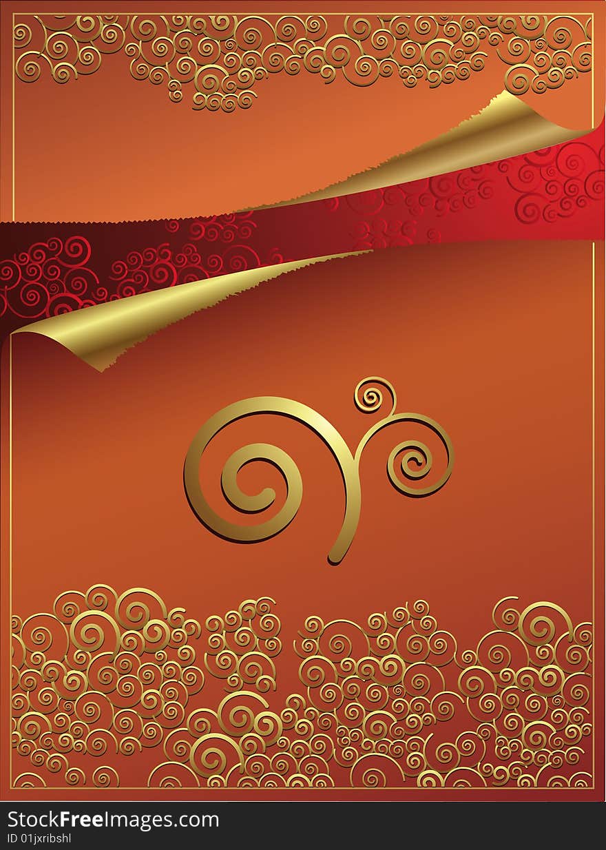 Vector decorative illustration for graphic design. .Vector decorative illustration for graphic design.