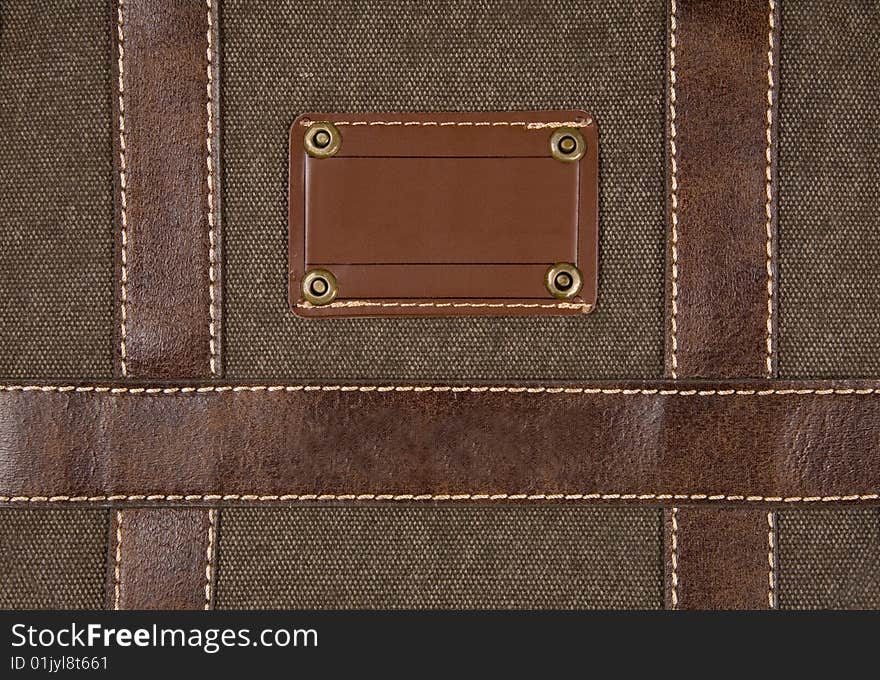 Canvas And Leather Background