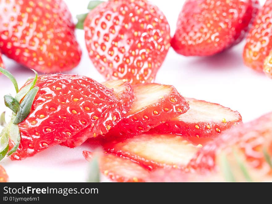 Strawberry Isolated on White