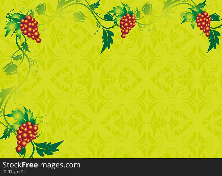 Floral background with place for your text. Floral background with place for your text