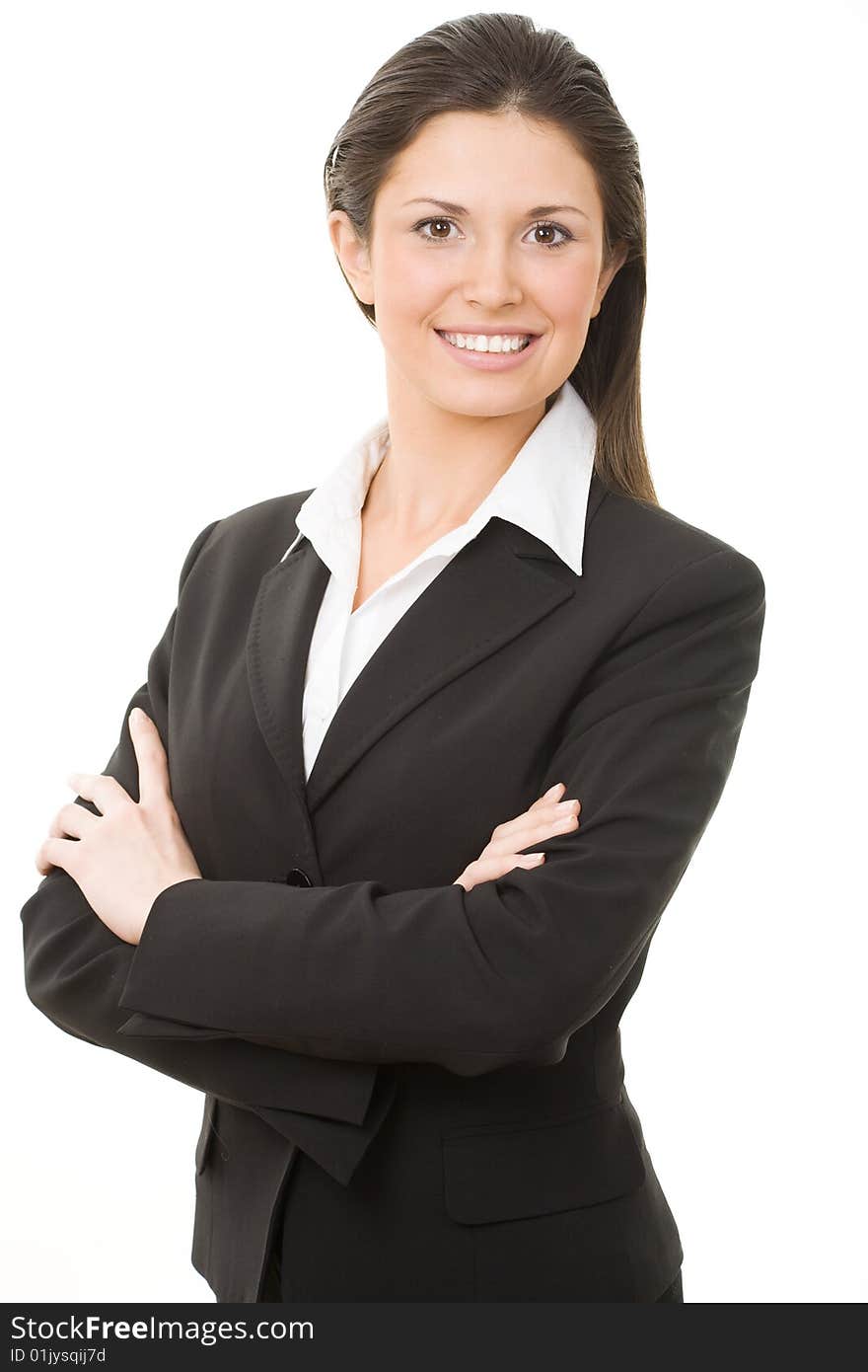 Portrait of modern beautiful business woman. Portrait of modern beautiful business woman