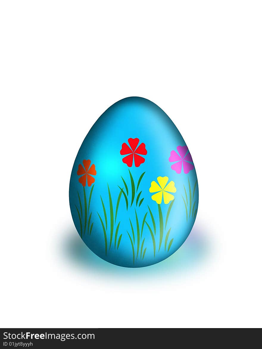 Easter egg is a symbol of the spring Christian festival.