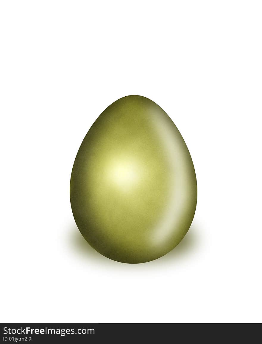 Easter egg is a symbol of the spring Christian festival.