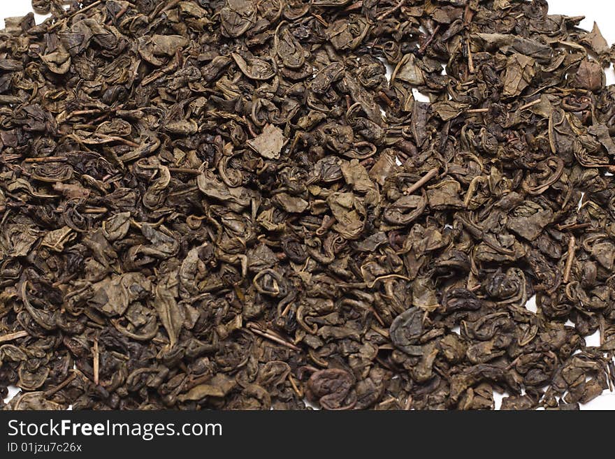 Green Tea, Dry Background