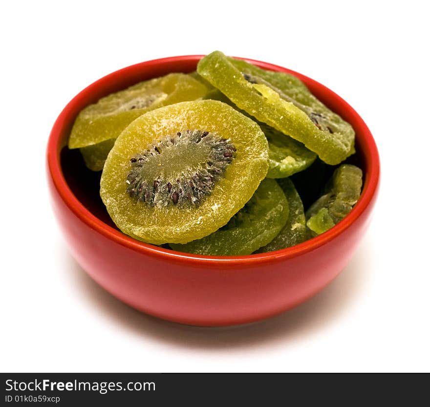 Dried Kiwi In Plate