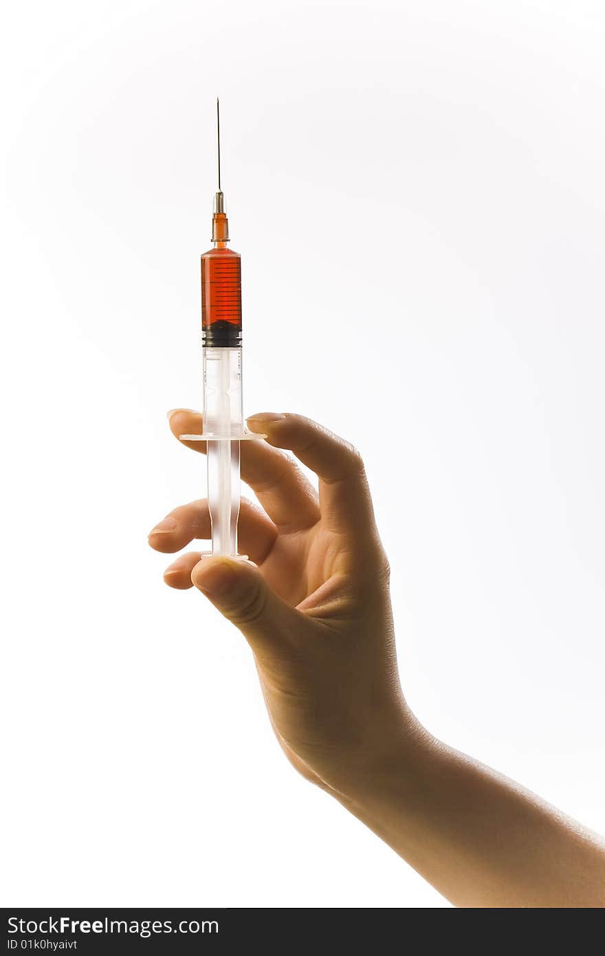 Blood syringe