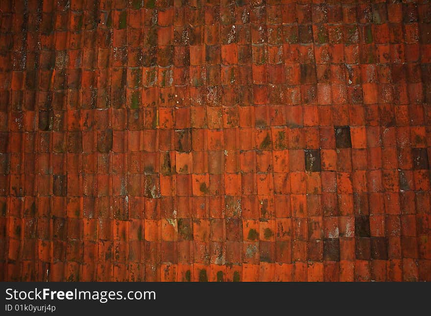 Old roof tile