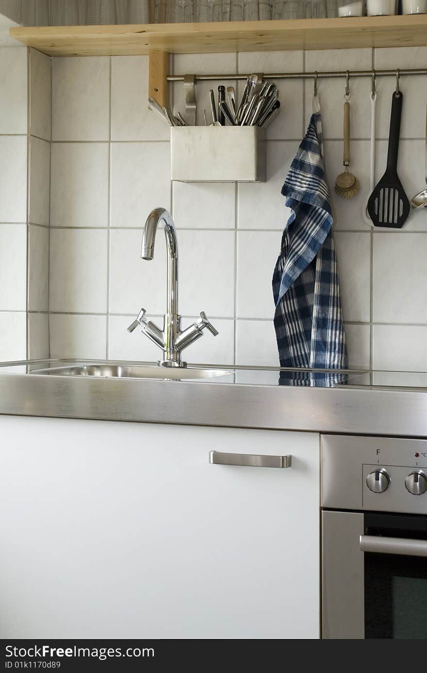 A young and modern kitchen