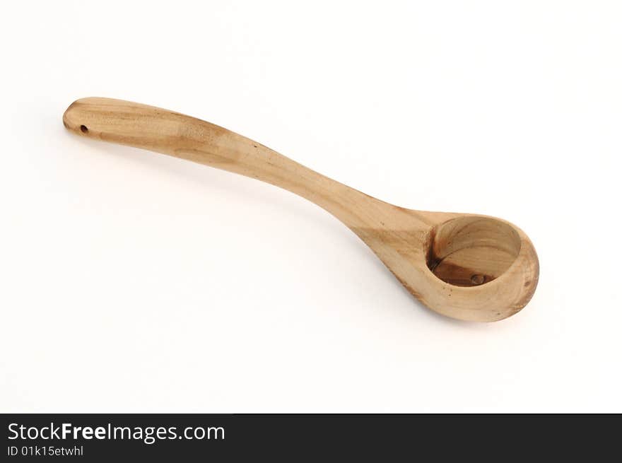 The small wooden Finnish spoon