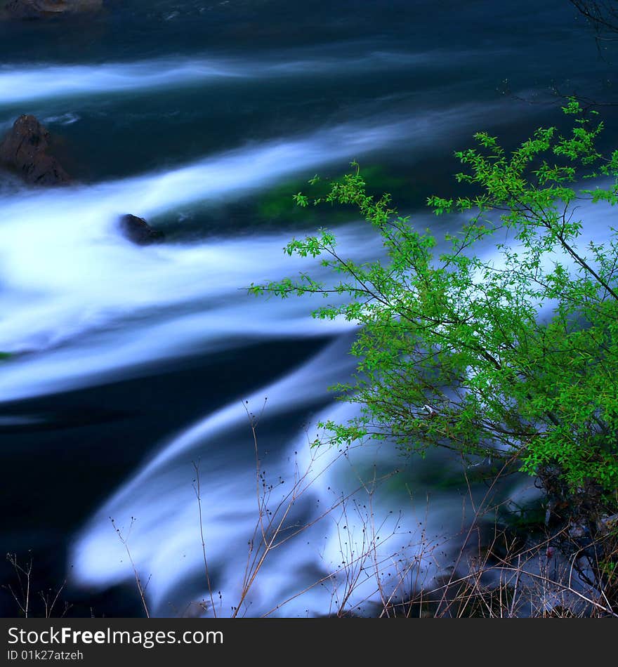 Beautiful water in the river