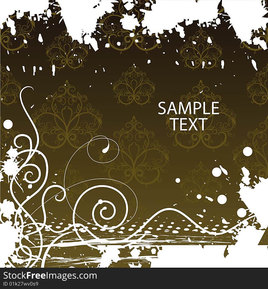 Grunge background. Vector illustration