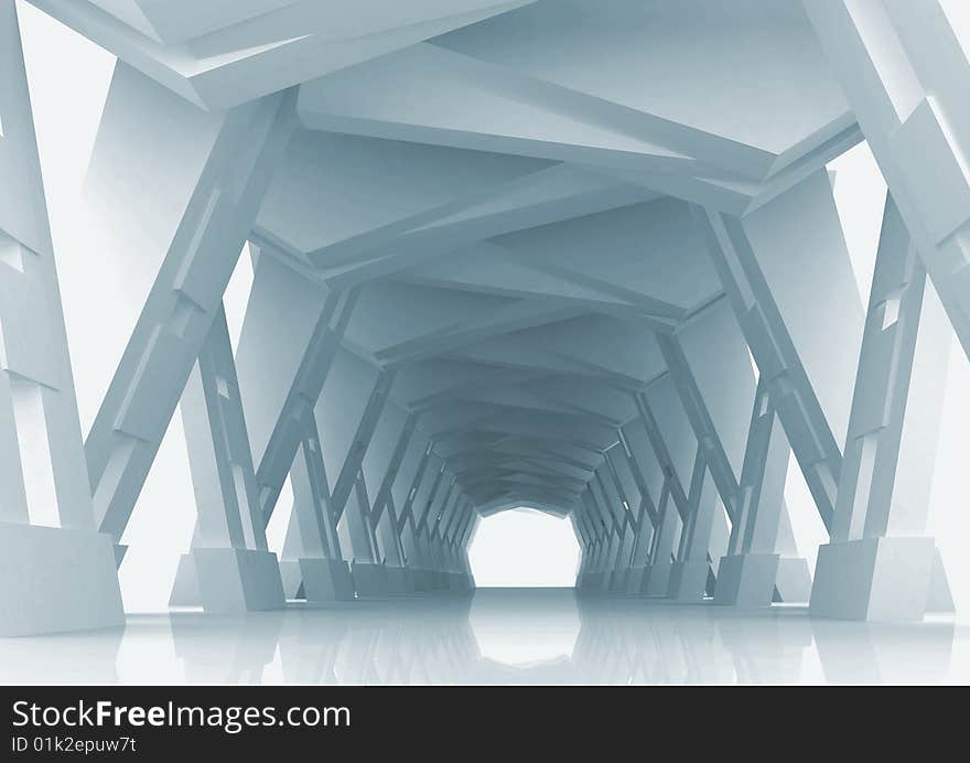 Three dimensional nonexistent abstract tunnel