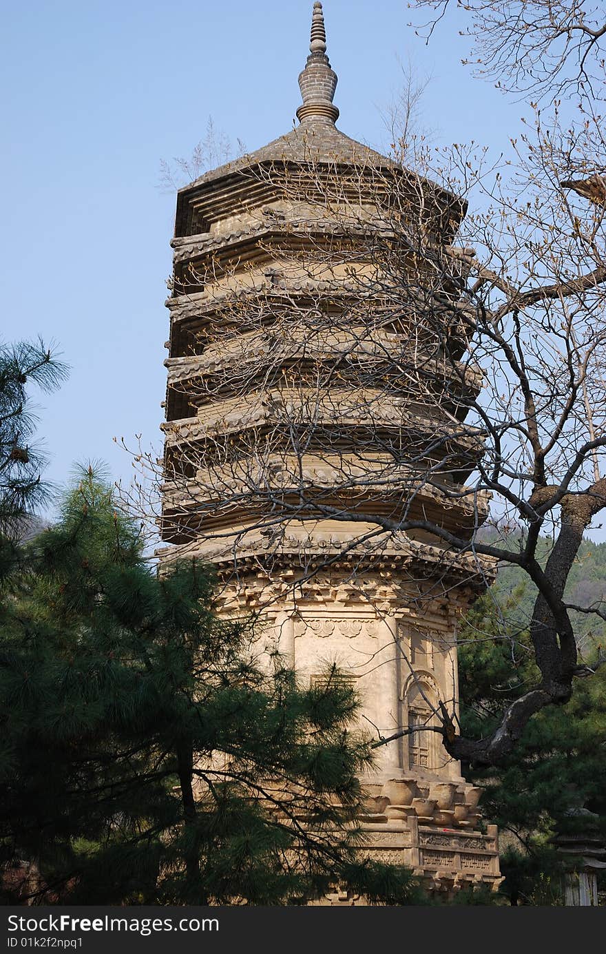 Buddhist tower