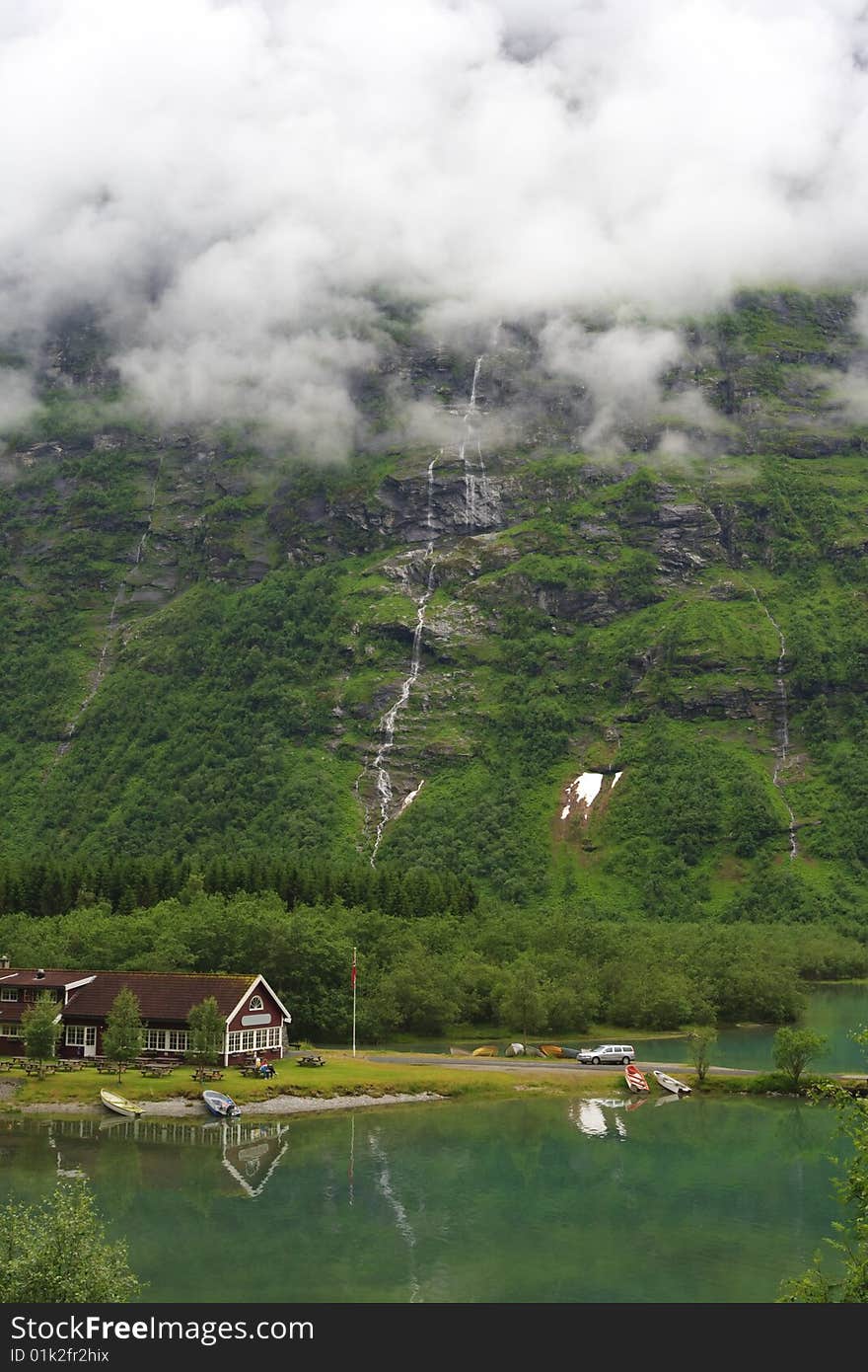 House on coast