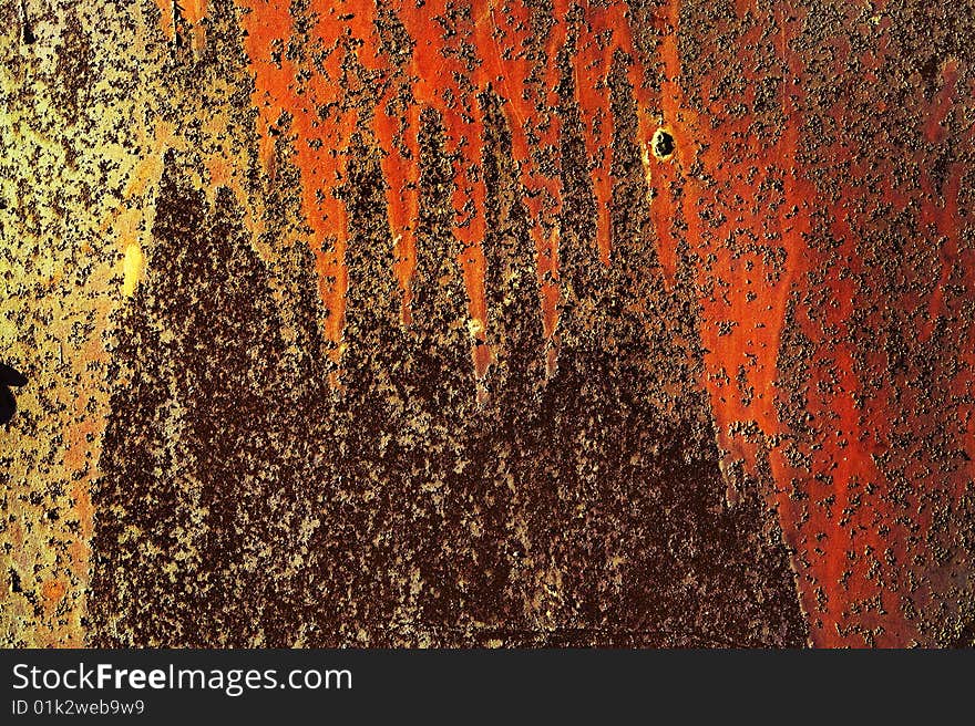 Grunge Metal Background, rust present