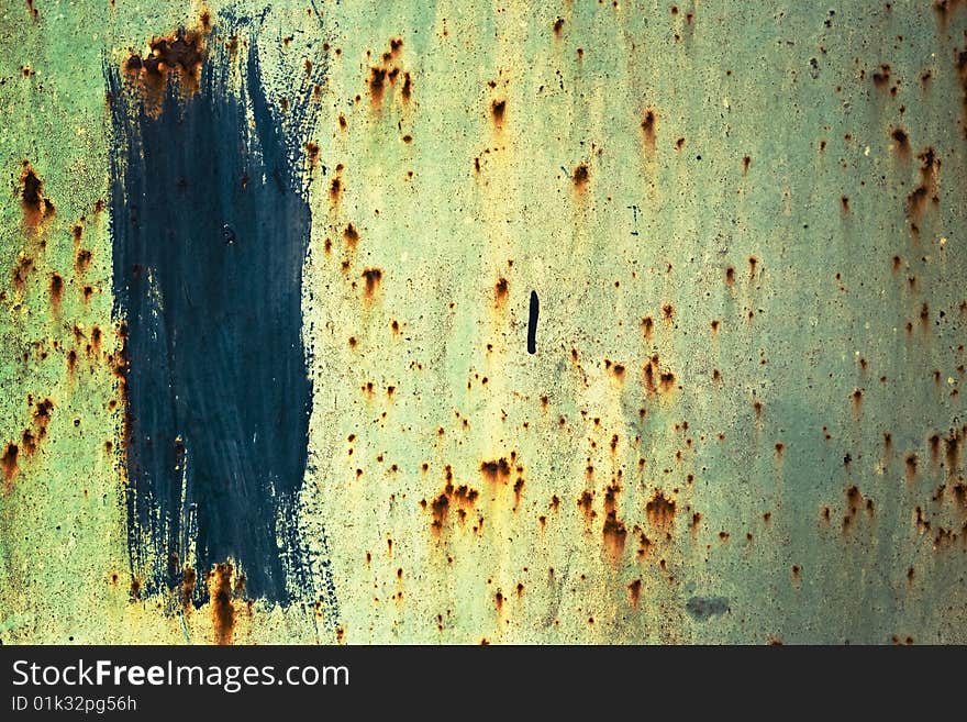 Grunge Metal Background, rust present