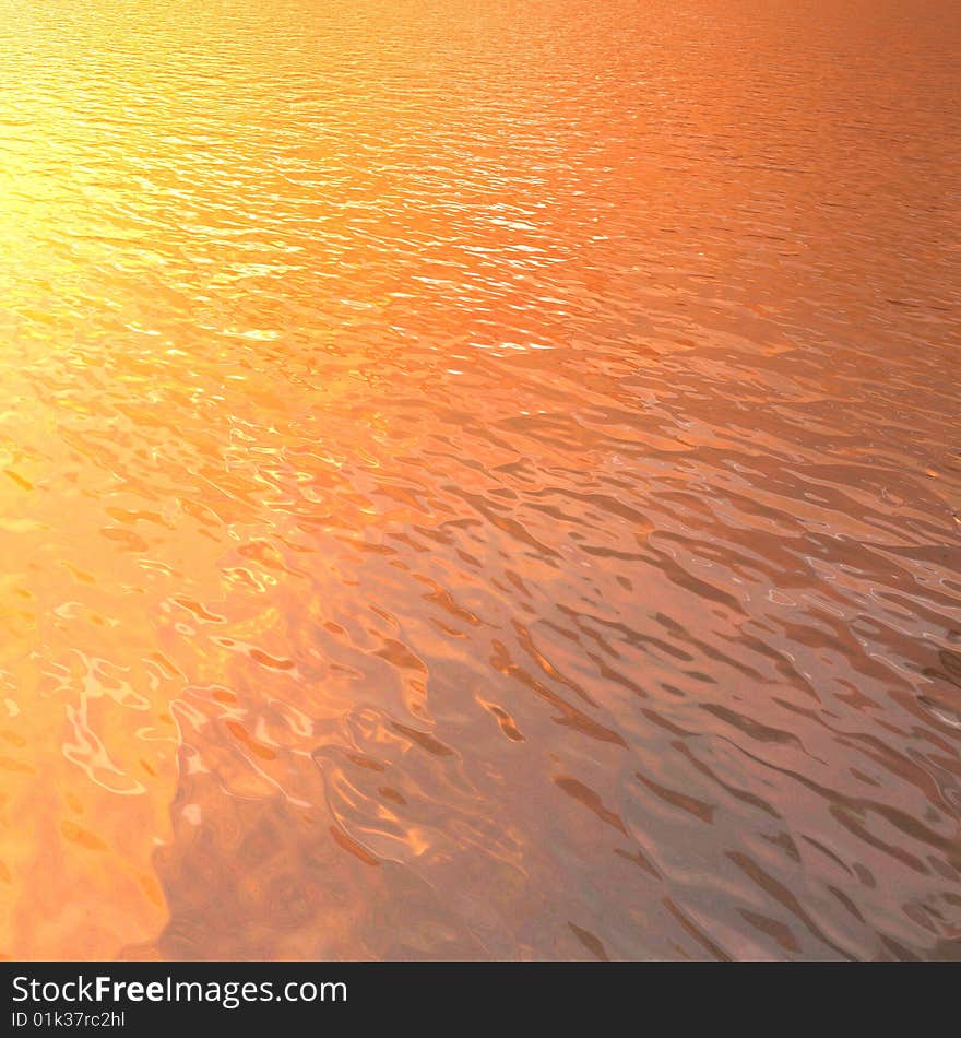 Beautiful abstract water of sunset. Beautiful abstract water of sunset