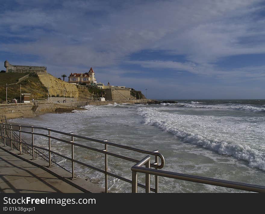 Coast line of south portugal. Coast line of south portugal