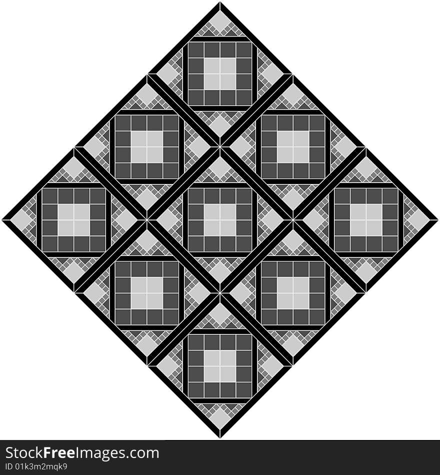 Mosaic consist of color squares. Vector illustration. Mosaic consist of color squares. Vector illustration