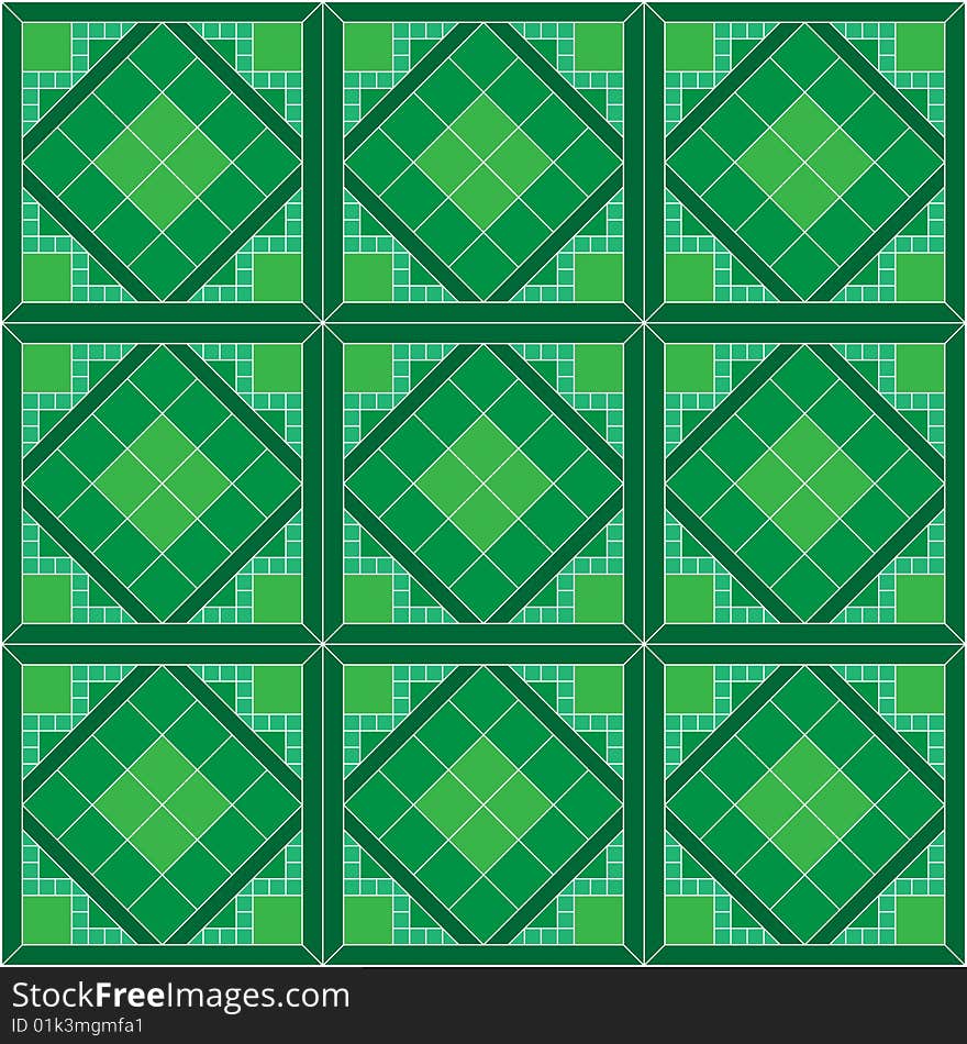 Pattern consist of color squares. Vector illustration