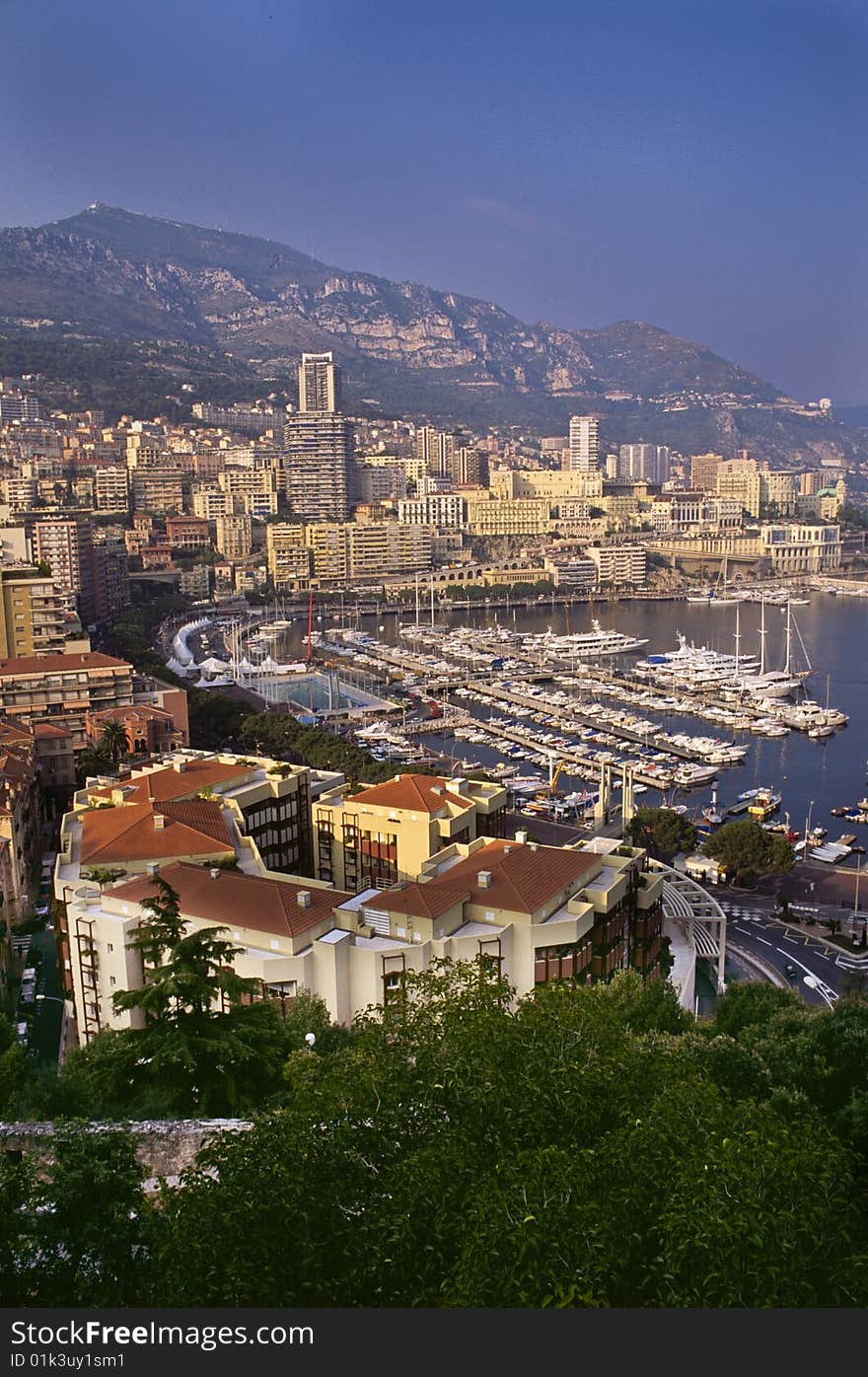 Monaco marina and Monte  Carlo