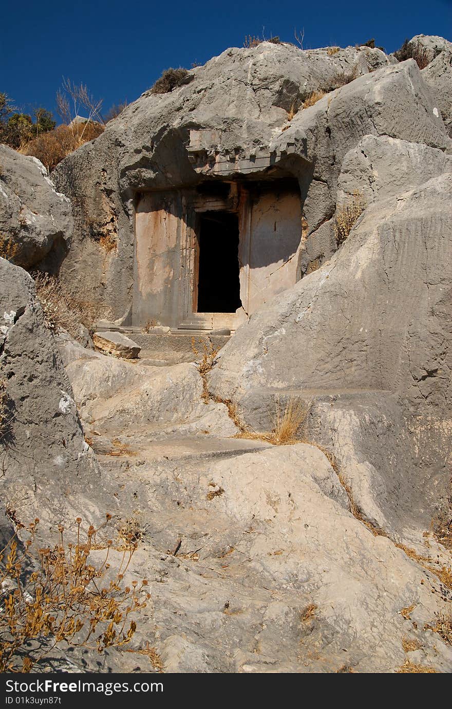 Rock Tomb, Xanthos, Turkey